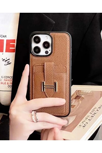 KILIF HOUSE iPhone 17 Pro Max Compatible Lux Metal Buckle Pack Leather Card H...
