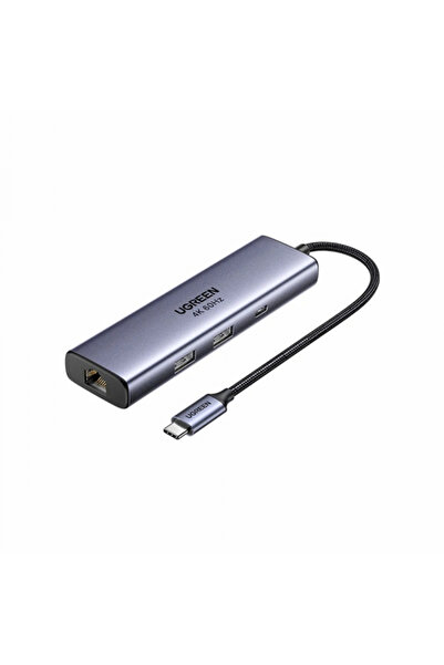 Ugreen Hub USB-C CM512 (75643), 6 în 1, Gri