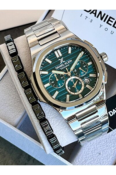 Daniel Klein Yeni Exclusive Erkek Kol Saati Çelik Kordon 5 Atm Su Geçirmez+Bi...