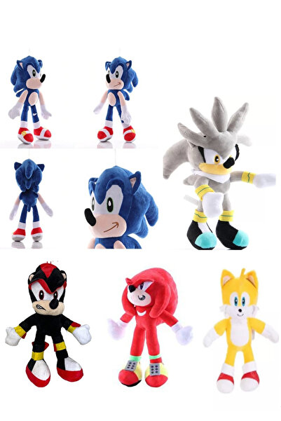 Empressco Sonic Boom Arkadaşları 15 Cm Büyük Boy Kirpi Sonic Figür Peluş Oyun...