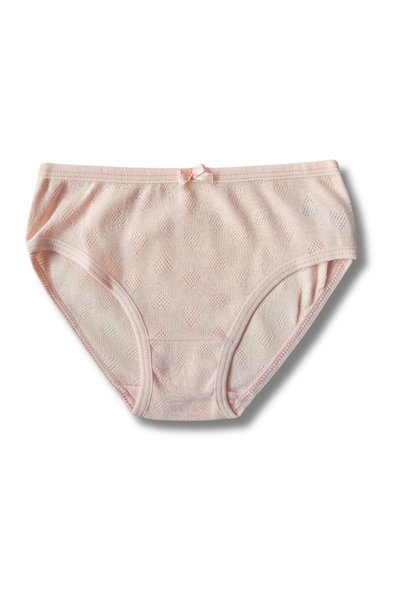 Panfilia %100 Pamuk Kız Çocuk Jakarlı Külot 6'lı Paket / Slip / İç Çamaşır