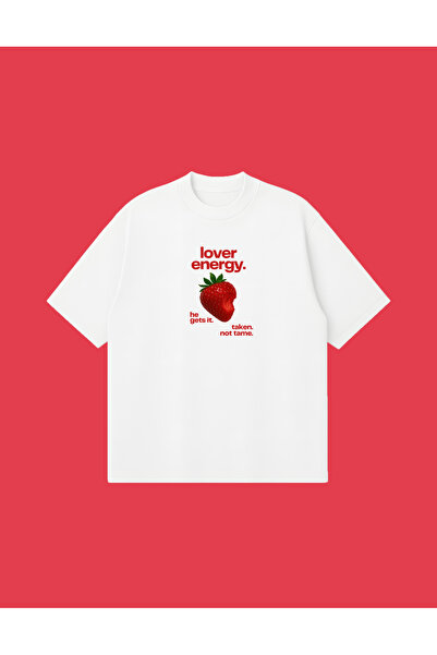 PURE POWER Lover Energy Boxy Fit Oversized Unisex 100% Cotton-Pack T-Shirt – ...