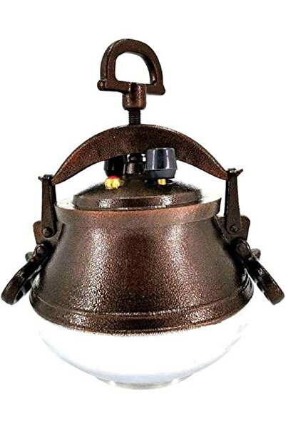 Genericc 15 Liters Afghan Aluminum Pressure Cooker Dark Brown