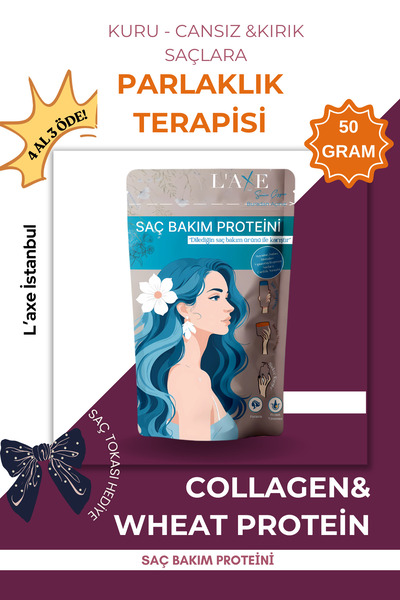 Professional Laxe İstanbul Kuru-Cansız Saçlara Parlaklık Terapisi | Saç Bakım...