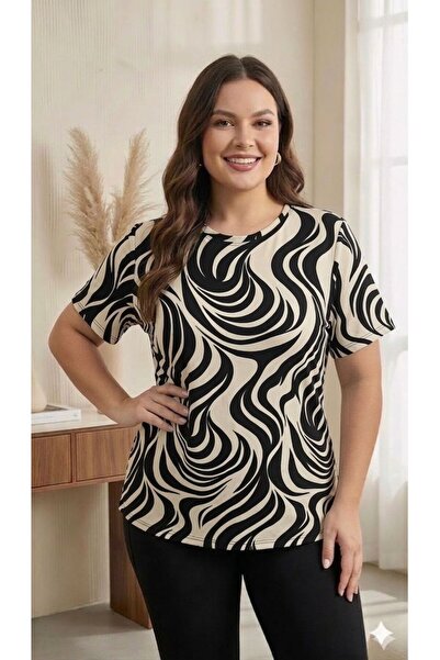 Vinola Plus Size Viscose Jersey Fabric Comfortable Fit High Quality Blouse