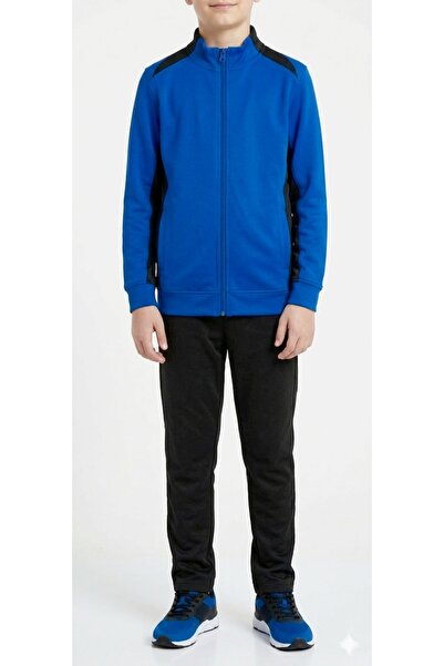 bumerangspor Children's Stretchy Scuba Fabric Full Zipper Tracksuit Set