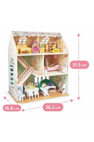 Cubic Fun Puzzle 3D - Dreamy Dollhouse - Casa de vis a papusilor