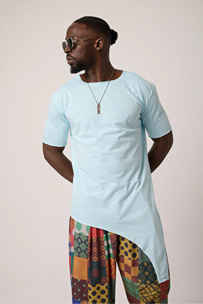 SUPERBLUE Tricou Asimetria croială pentru bărbați