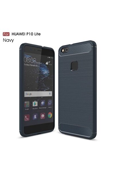 OEM Husa Huawei P10 Lite Carbon Series Albastra