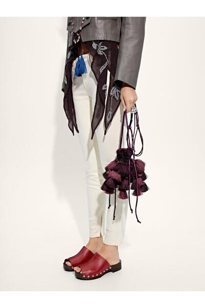 PARFOIS Kadın Püsküllü Parti Çantası
