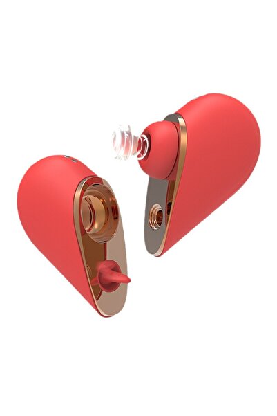 O.M.D Stimulator Pentru două persoane Heart 3 în 1 cu aspirație și atingere rapidă