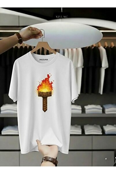 İnazuma Outdoors Unisex Oversized Printed Cotton Pack Crew Neck Short Sleeve ...