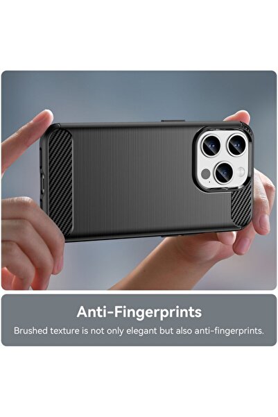 OEM Силиконов калъф от въглеродни влакна за Apple iPhone 15 Pro