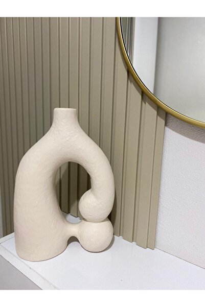 Tuge Home Çakra Seramik Vazo – Kum Beji