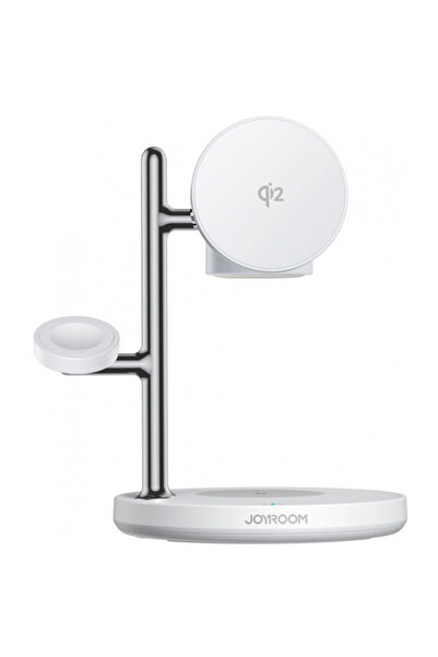 Joyroom Incarcator Retea Wireless JR-W23 3in1, 15W, 1.67A, Alb