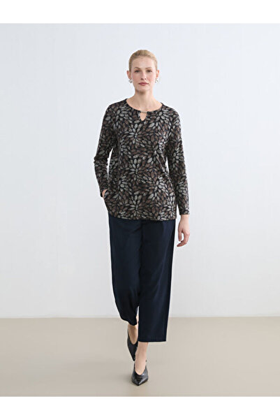 LC Waikiki Rmz Gi̇yi̇m Farkiyla Women's Wide Leg Pants with Waist Cord