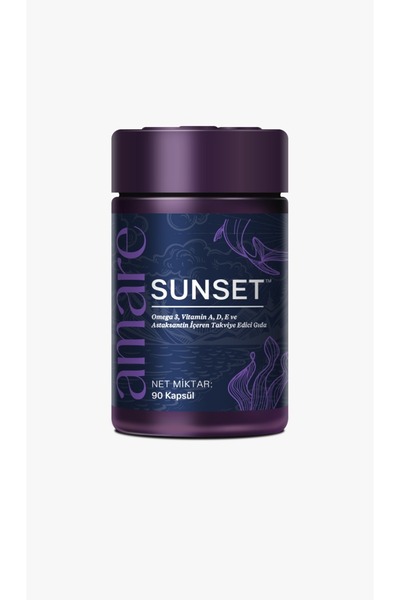vevitamin Amare Global Sunset Omega 3 Balık Yağı Astaksantin Ve Vitamin A D E...