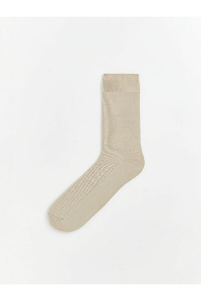 LC Waikiki Rmz Gi̇yi̇m Farkiyla Fi Corded Fabric Men's Socks