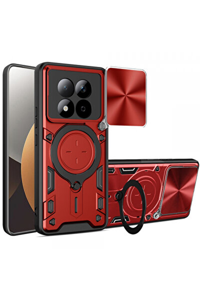 Techsuit Husa pentru Xiaomi Redmi Note 15 Pro 5G, Techsuit, CamGuard Pro, Rosie