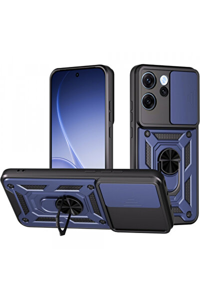Techsuit Husa pentru Oppo Reno15 FS / Reno15 F, Techsuit, CamShield, Albastra