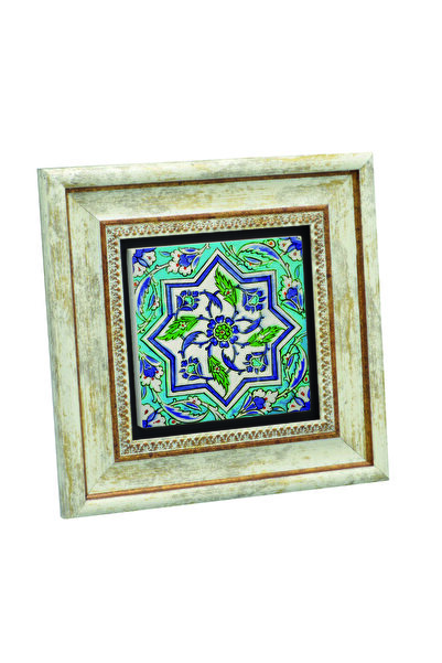 Sadrazam Topkapi Palace Tile Pattern Printed Natural Stone Painting 20X201G-T...