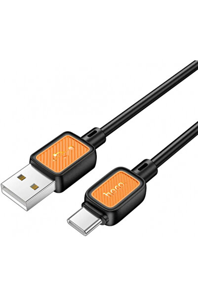 Hoco USB-A - USB-C X108 Data and Charging Cable, 18W, 1m, Black
