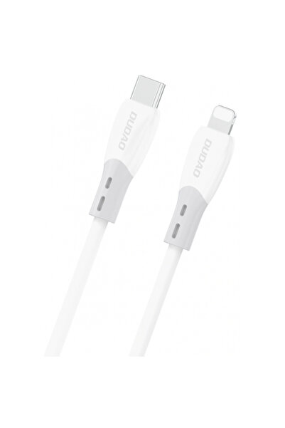 DUDAO USB-C - Lightning Data and Charging Cable L25SX, 30W, 1m, White