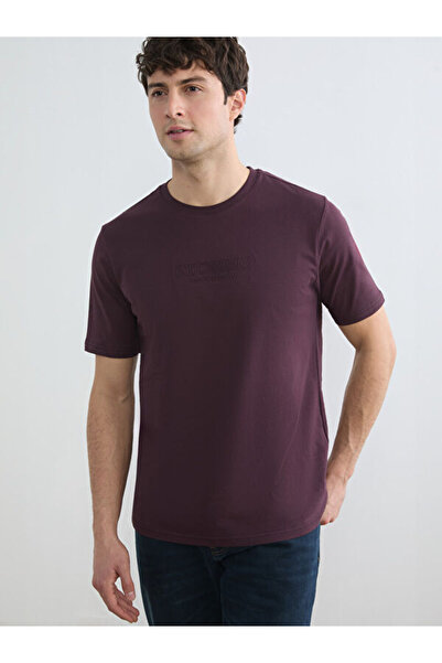 LC Waikiki Rmz Gi̇yi̇m Farkiyla Zero Roba Yaka Ba Printed Men's Combed Cotton...