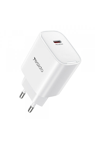 Yesido Incarcator Retea YC01E, 20W, 3A, 1 x USB-C, Alb