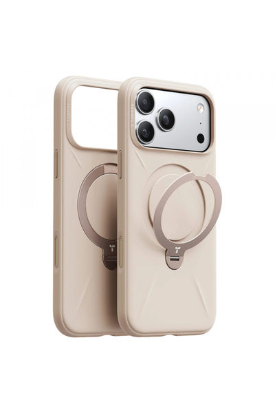 TORRAS Husa MagSafe pentru Apple iPhone 17 Pro Max, Torras, QPRO Silicone, Aurie