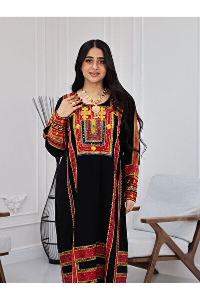 BS A traditional jalabiya with a design inspired by authentic Arab identity, ...