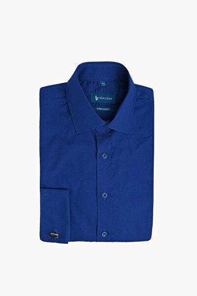 Braiconf Tailored office shirt with extra-fitted print Multicolor