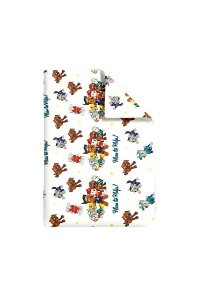 BebeNou Ranforce Cotton quilt with Paw Patrol White for bed 2-8 / 2-12 years ...