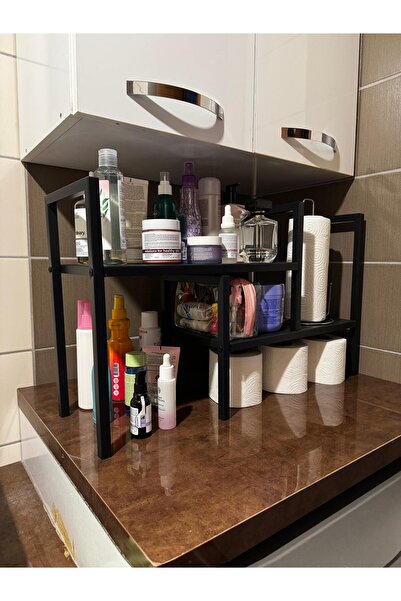 NİLİZ BANYO & MUTFAK & ÇOK AMAÇLI AYARLANABİLİR TEZGAH ÜSTÜ RAF 20X40 CM