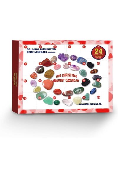 VipDeluXe 1 Set of Christmas Advent Calendar, Crystal and Gemstone Toys for C...