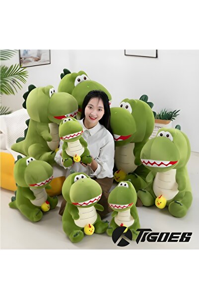 Empressco Tombik Dinozor Peluş Oyuncak Hediyelik Civcivli Dinazor Peluş Uyku ...