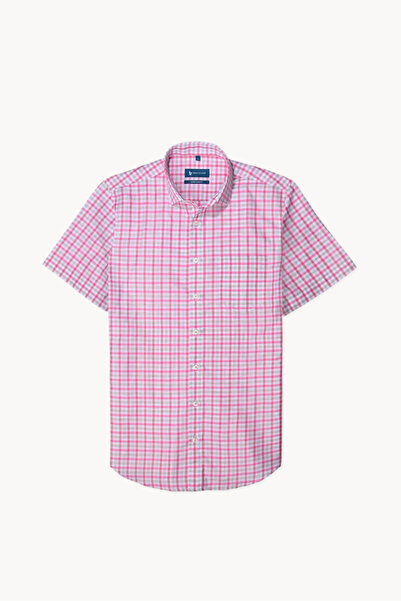 Braiconf Casual tailored shirt with extra-waisted print Grey