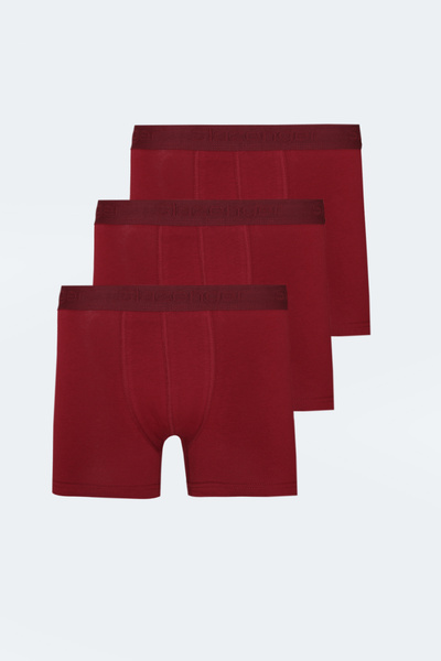 Slazenger Jama Set of 3 Men's Burgundy Boxers