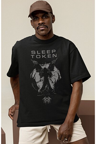 SEVBANO Dizajn Sleep Token Rock Metal Muzički Bend Tiskana Unisex Oversize Ma...