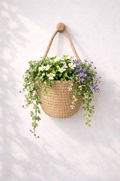 ÖRGÜM Organizator decorativ multifuncțional pentru coș 13x13 cm PLANTĂRI ȘI S...