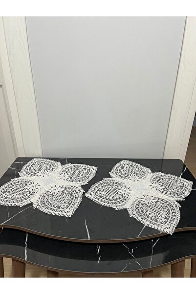 BRL ÇEYİZ HOME French Lace Laced Luxury Zigon Coffee Table Cover