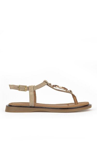 Ziya , نسائي جلد أصلي صندل 1611047Z26684 مينك