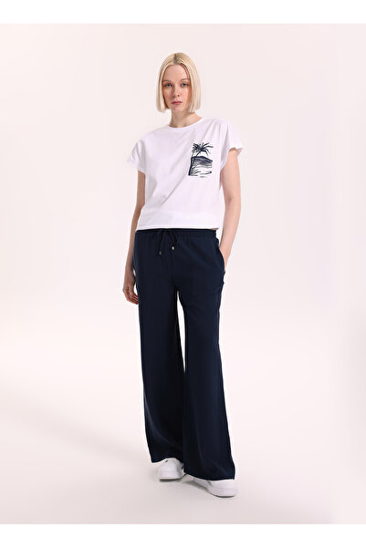 Fabrika Lacivert Kadın Pantolon F6SL-PNT0370