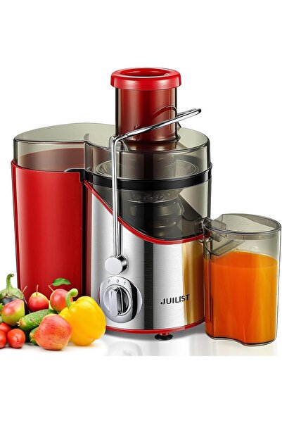 VipDeluXe Juilist Vegetable and Fruit Juicer, 65 mm Filling Port, 3 Settings