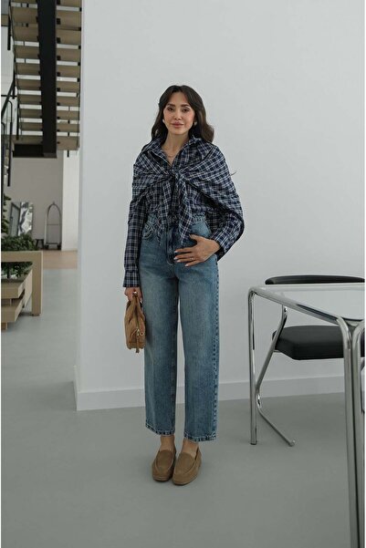 Havoş Ανοιχτό μπλε τζιν σε γραμμή barrel fit