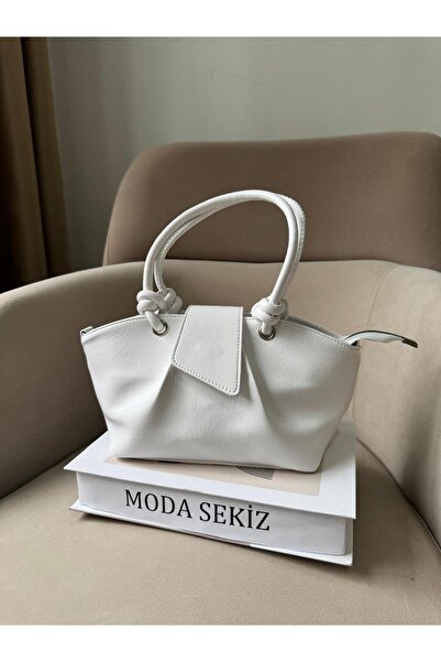 Moda Sekiz Women's Patent Leather Leather Crisscross Straps Cross and Shoulde...