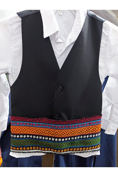 MODA Yöresel Erkek Okul Elbise Takım Gömlek Ve Bel Kuşağı Dahil