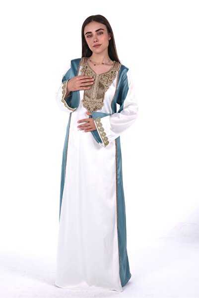 al bent al sharqieh women satin jalabiya dress