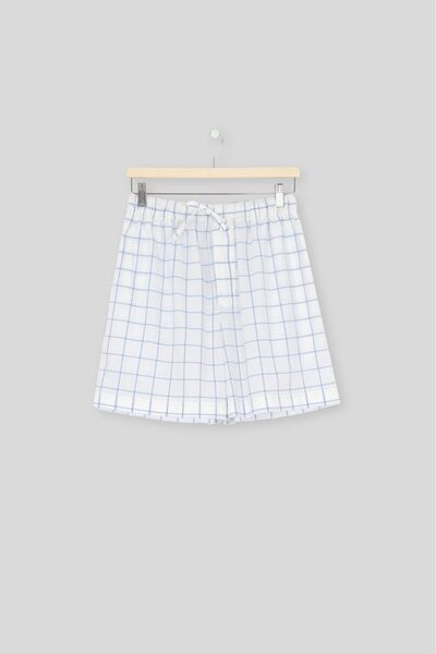 Braiconf Striped Cotton pajama shorts