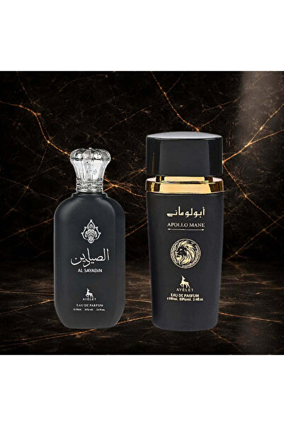 Ayelet Set of 2 Arabian Perfumes 100 ml Men – Al Sayadin, Apollo Mane Black